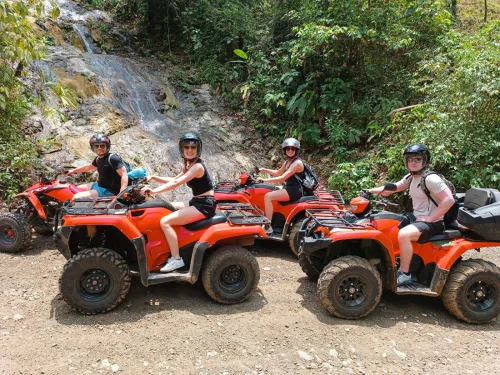 Cascada del Zorro waterfall Costa Rica 3 Hour ATV tour Jaco