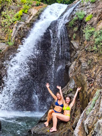 Waterfall visit during 3 hour atv tour jaco costa rica