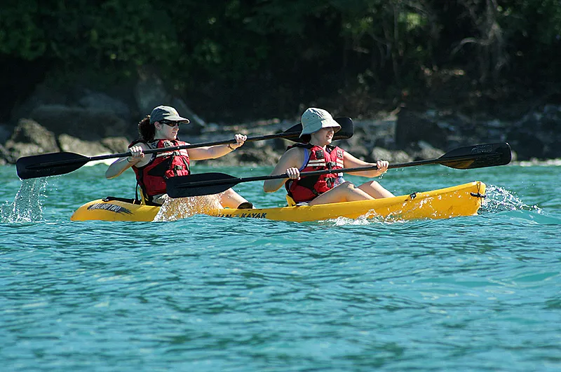 kayak snorkeling in Costa Rica