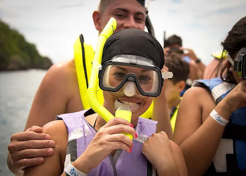 snorkeling in Costa Rica