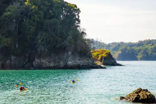 open ocean kayaking to Playa Biesanz Manuel Antonio Costa Rica