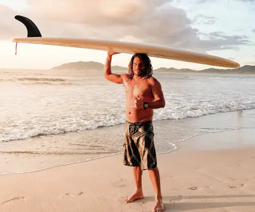 Male surfer in Guanacaste Tamarindo Costa Rica