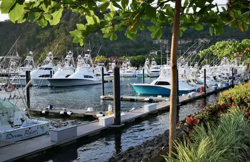 Los Suenos Marina Private Charter Fishing Docks in Costa Rica