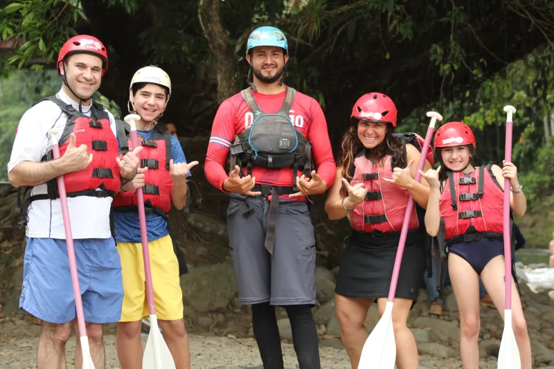 family adventure in La Fortuna