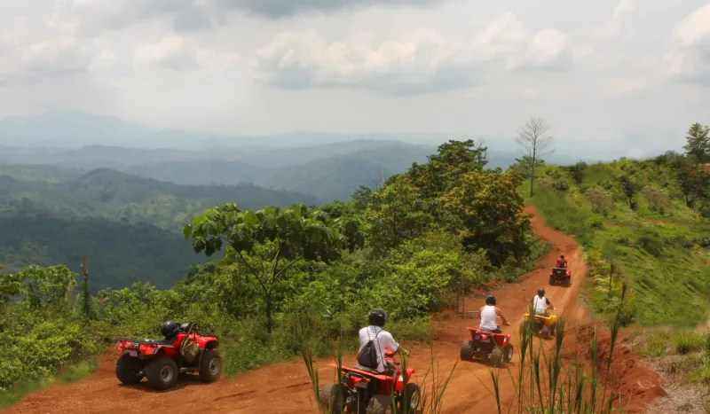 atvs rainforest mountain jaco costa rica