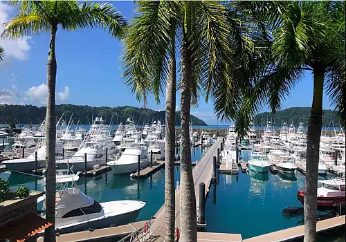 Los Suenos marina in Costa Rica