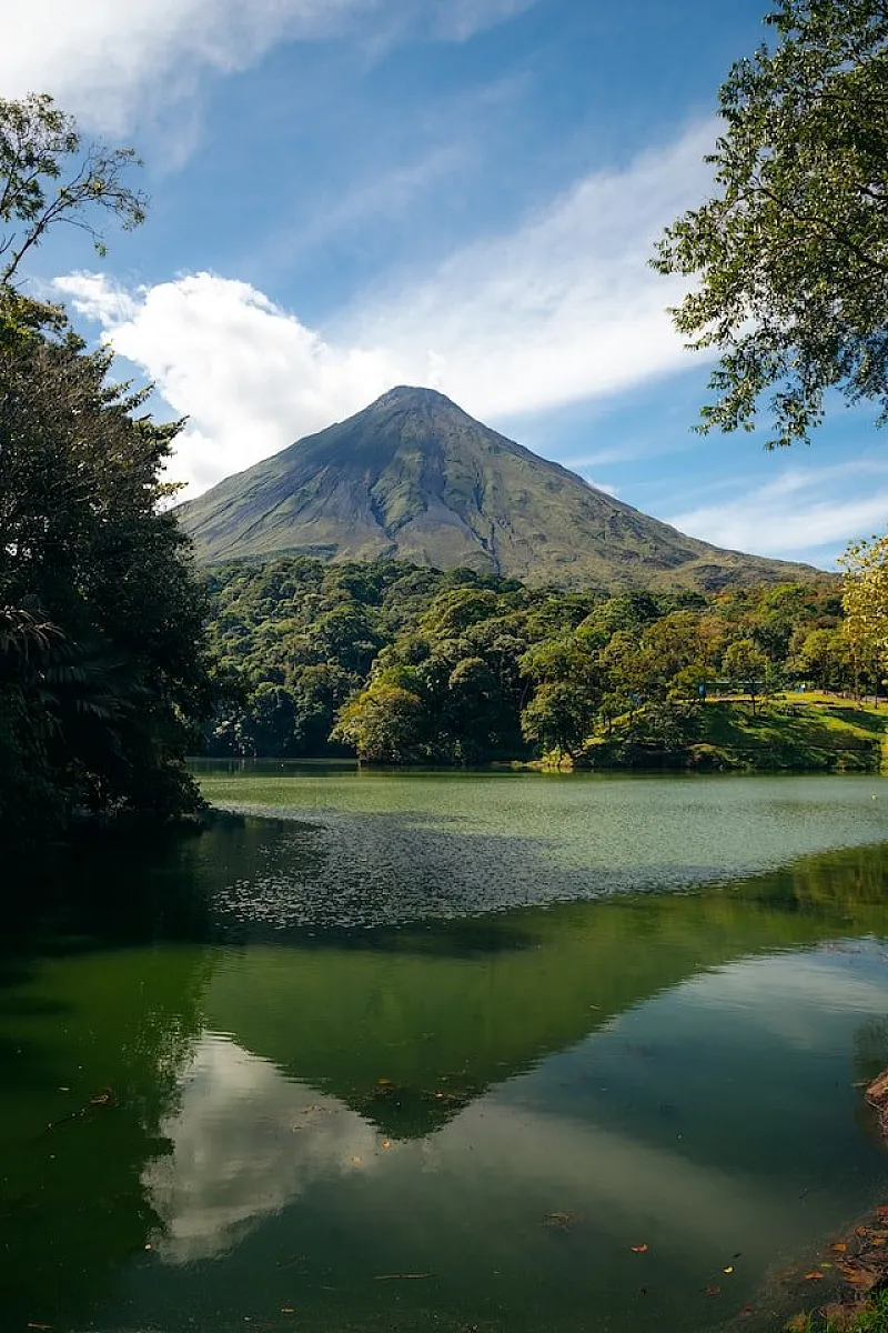 La Fortuna Lake Arenal Costa Rica Volcano View